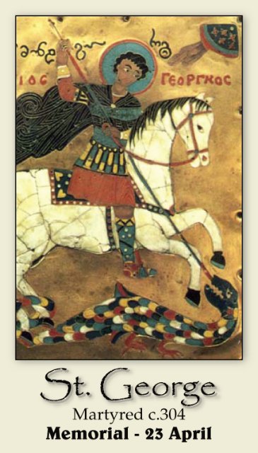 St. George Prayer Card